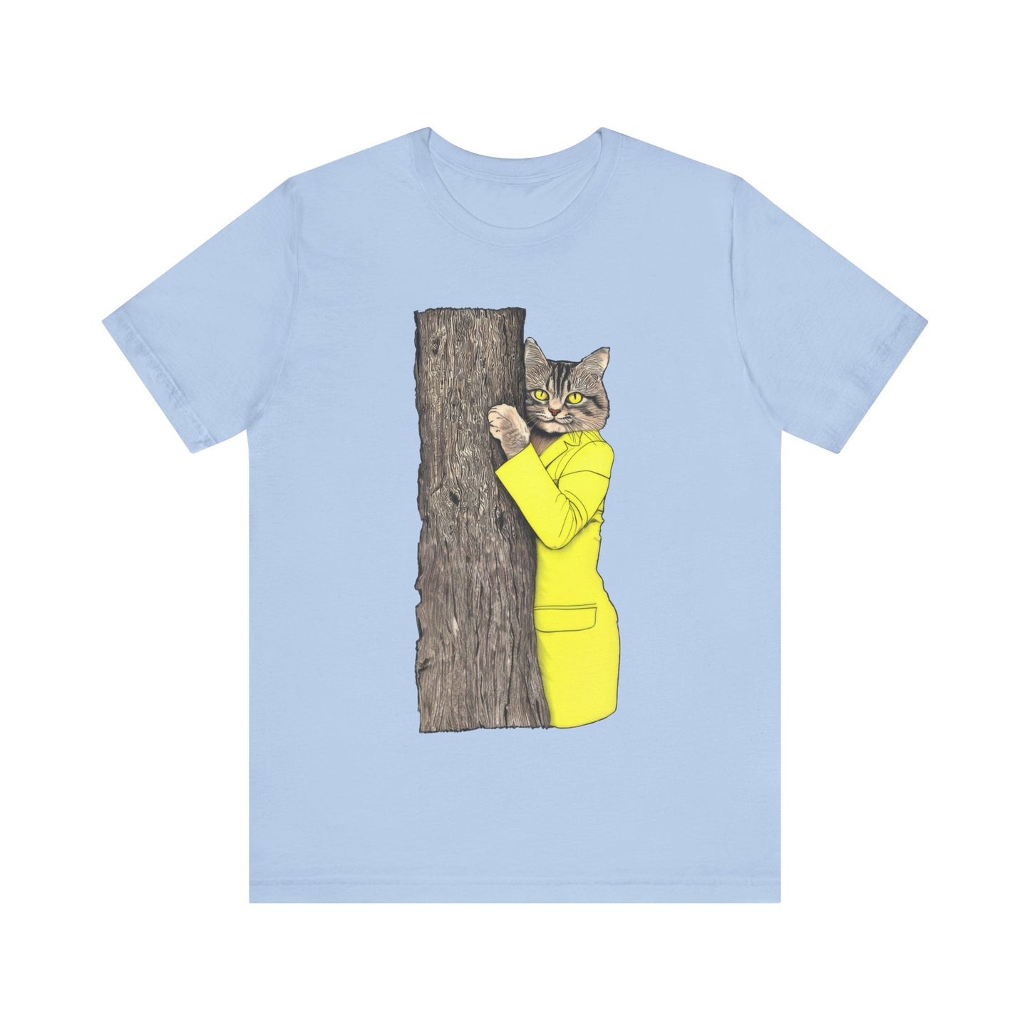 Yellow Jacket Cat Mens Tee