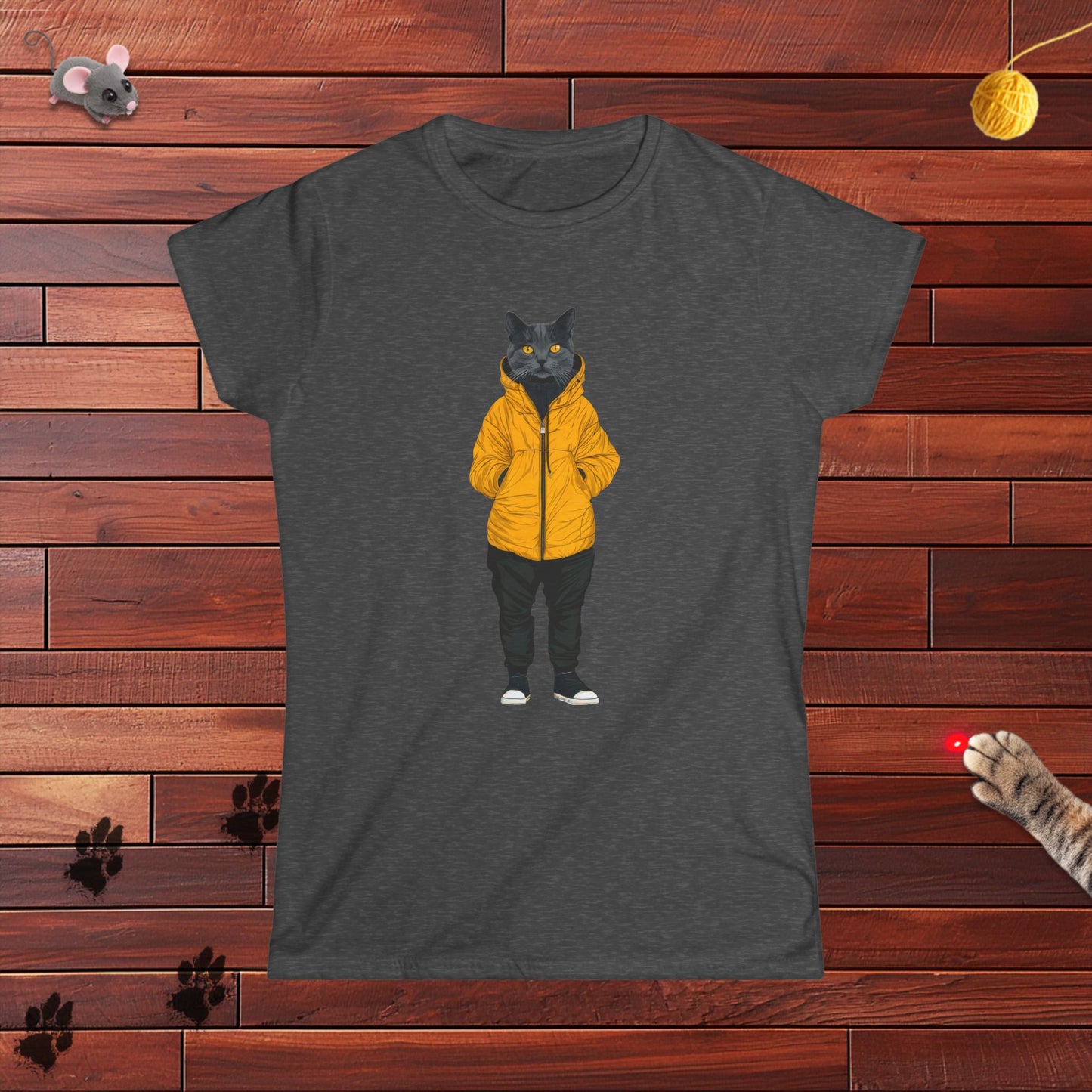 Yellow Jacket Cat Ladies Tee