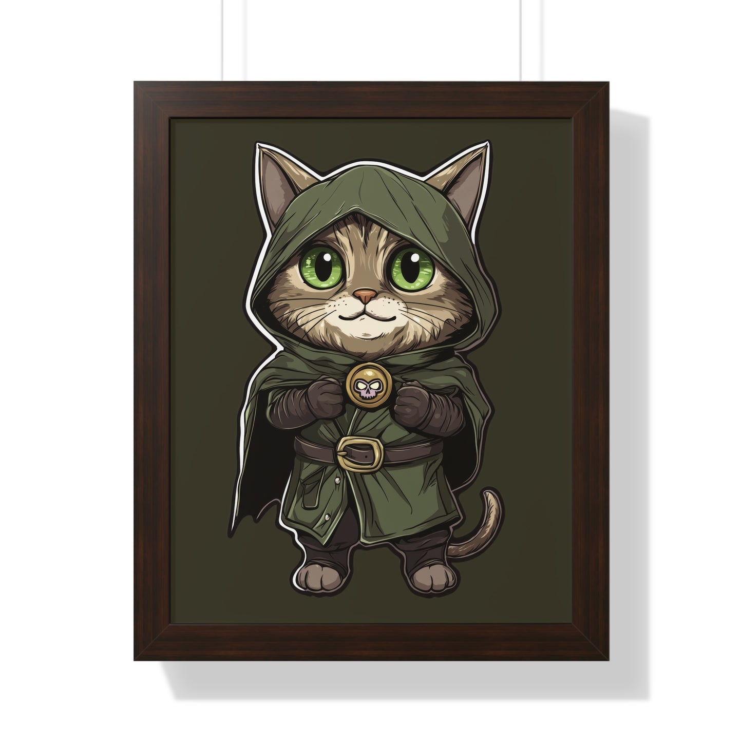 Dr. Doomcat Framed Wall Art