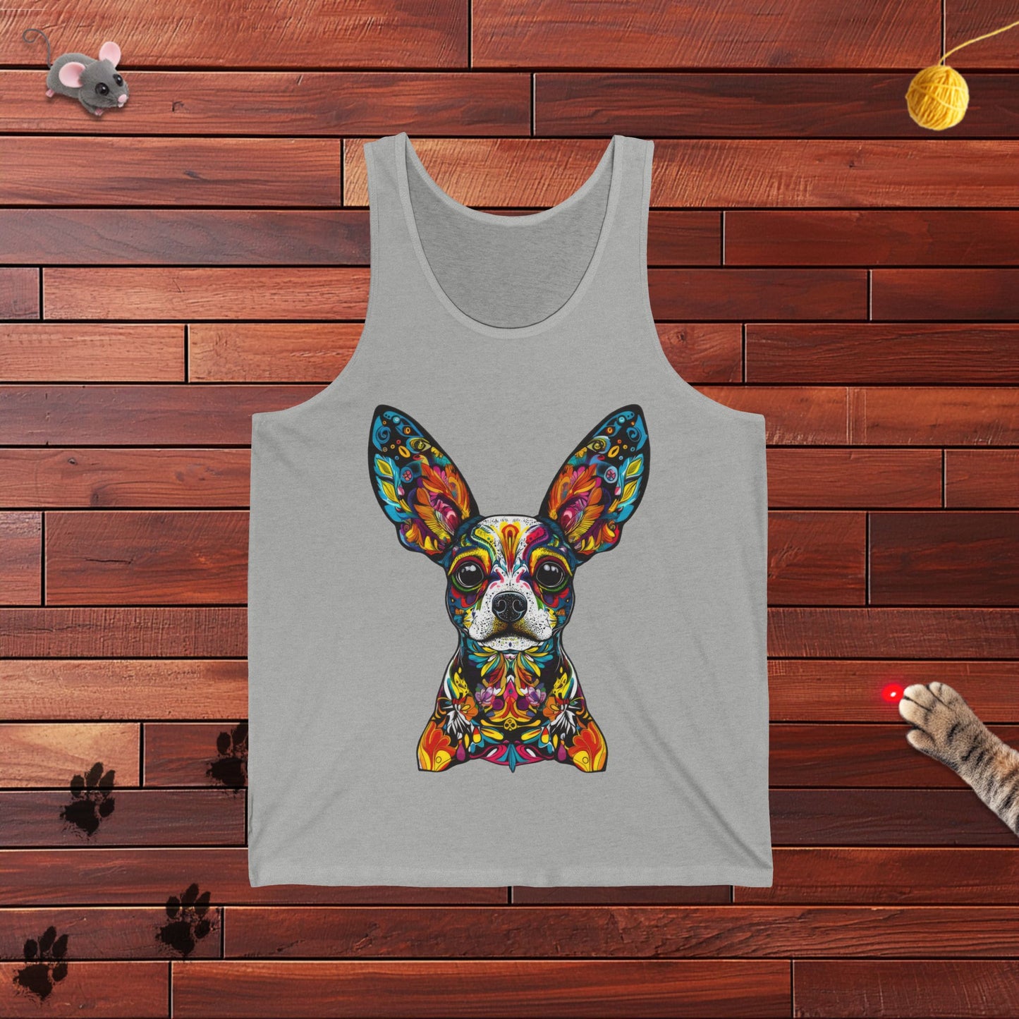 Dia De Muerte Doggo Mens Tank