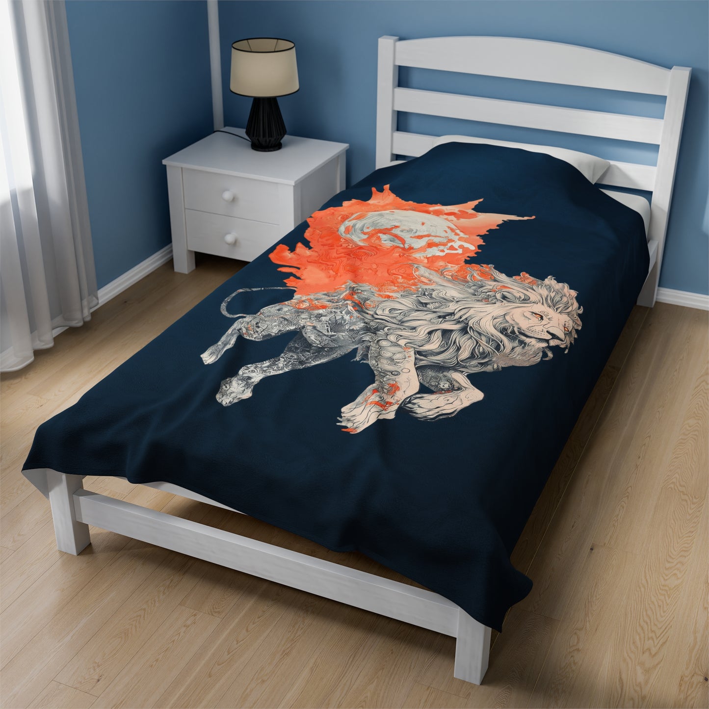 Leo Velveteen Plush Blanket