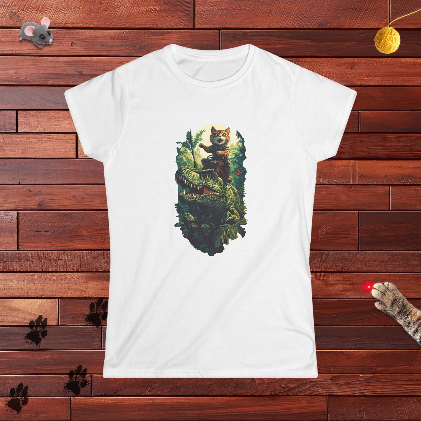 Dino Rider Ladies Tee