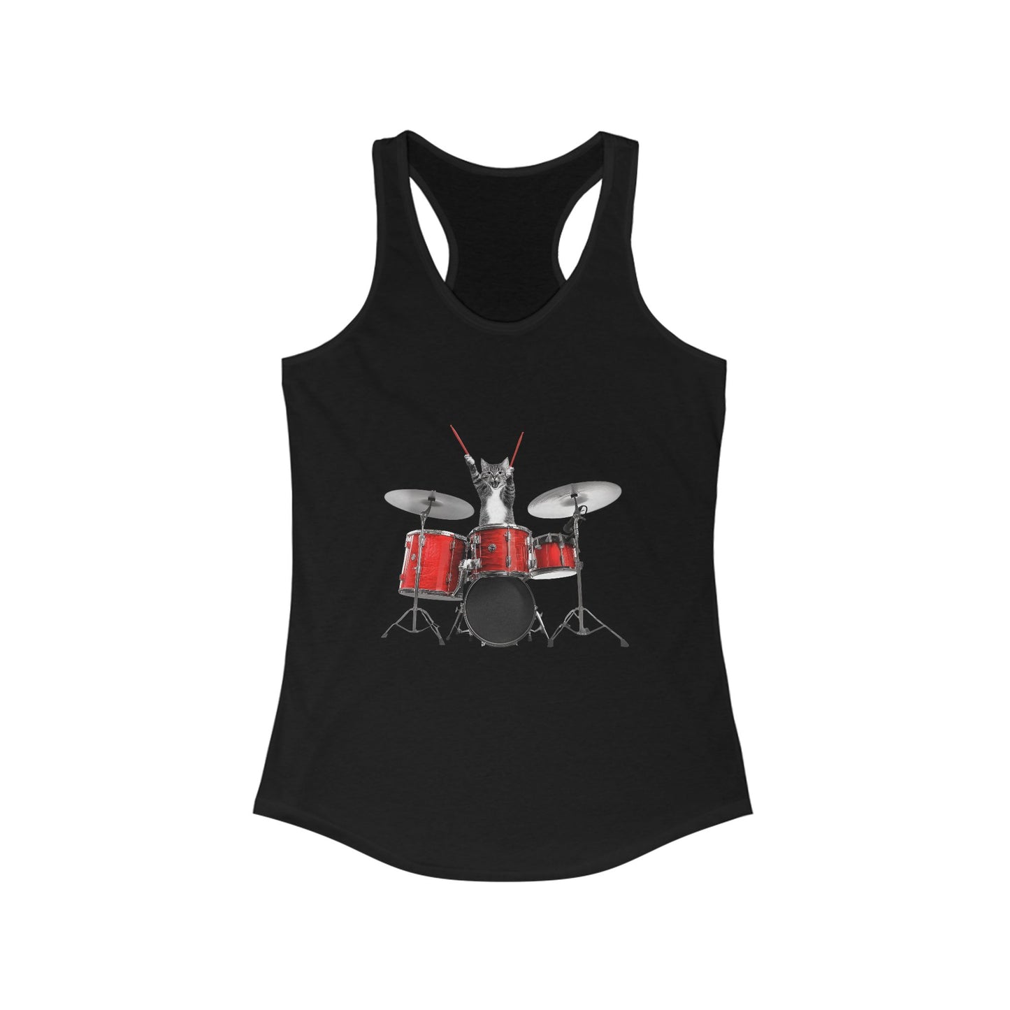 The Cutest Drummer Ladies Tank