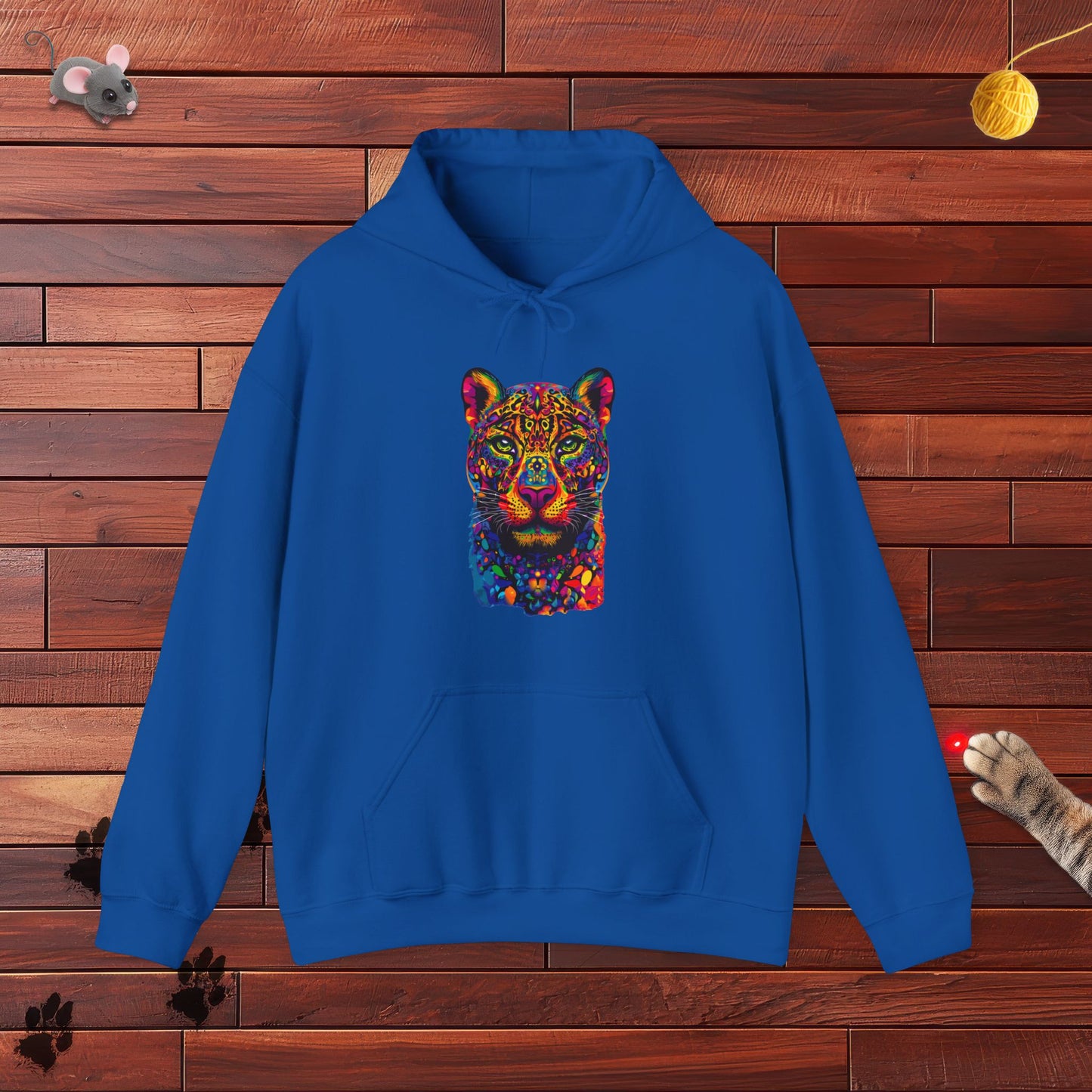 Dia De Muertos Panther Hoodie