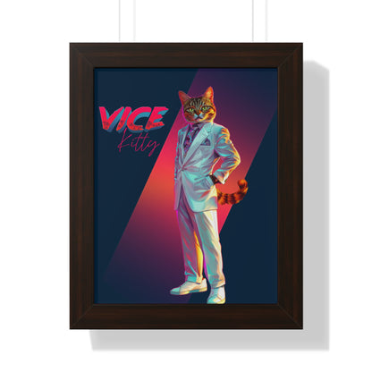 Vice Kitty Framed Wall Art