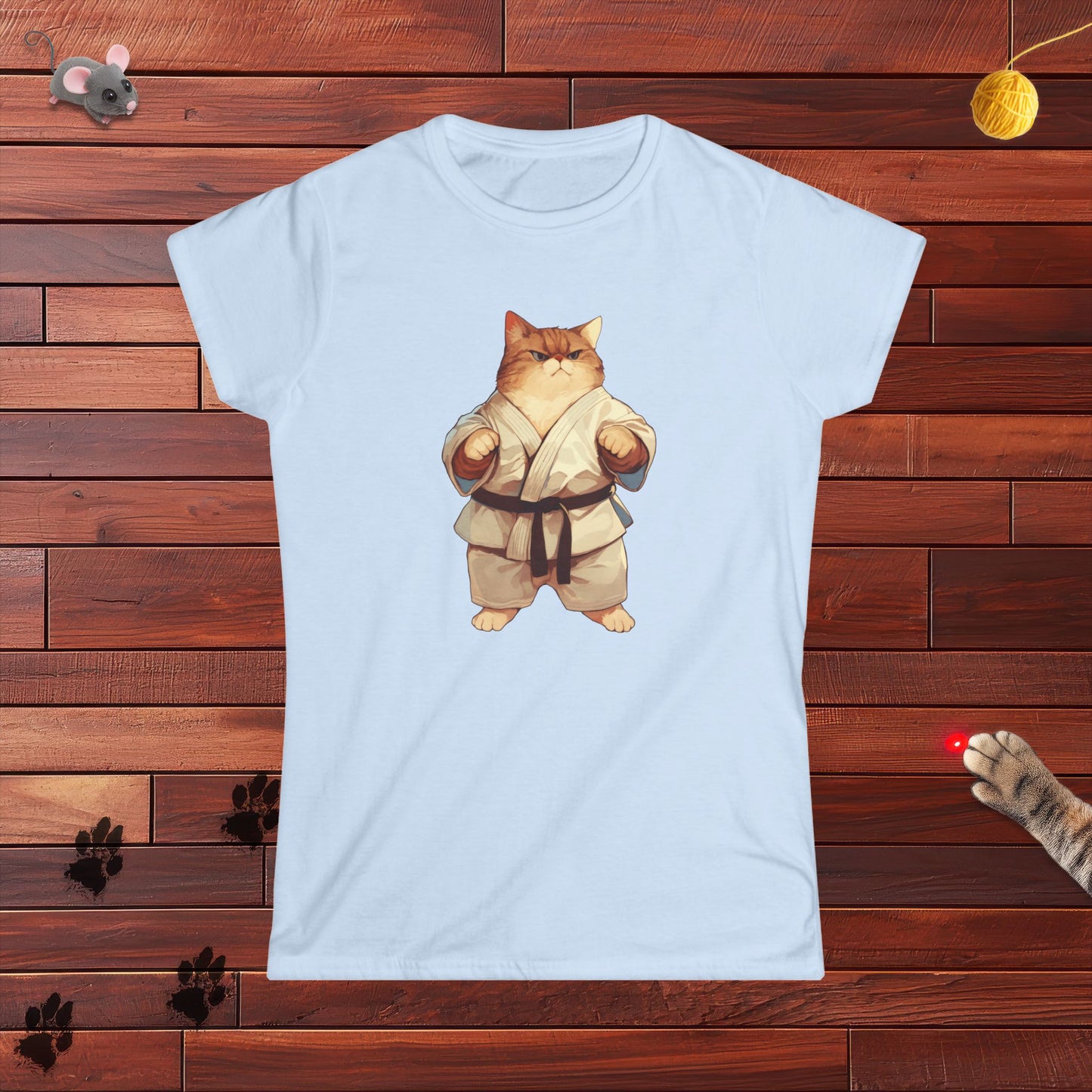 The Karate Kitty Ladies Tee
