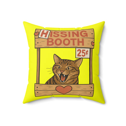 Hissing Booth Throw Pillow