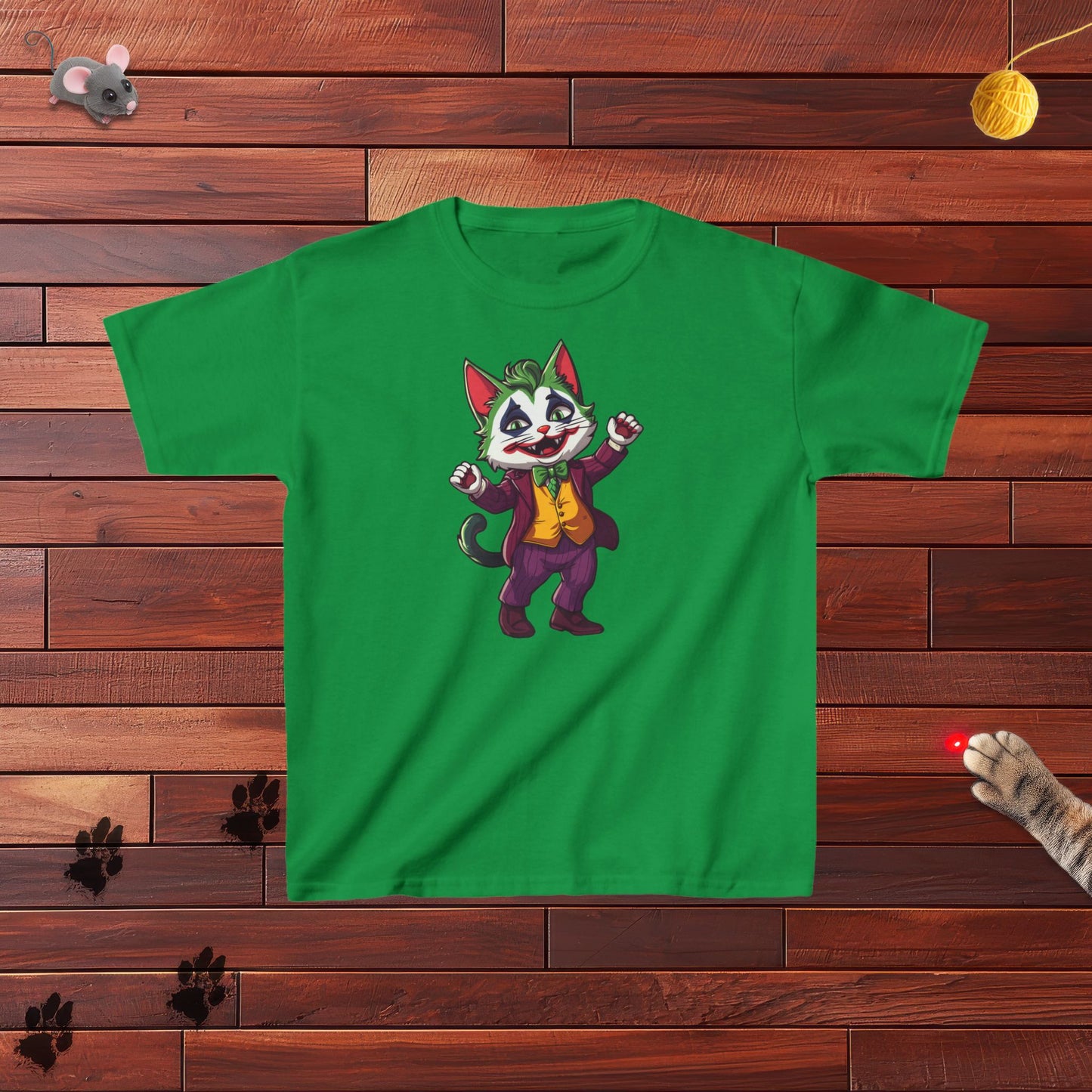 The Joker Cat Kids Tee