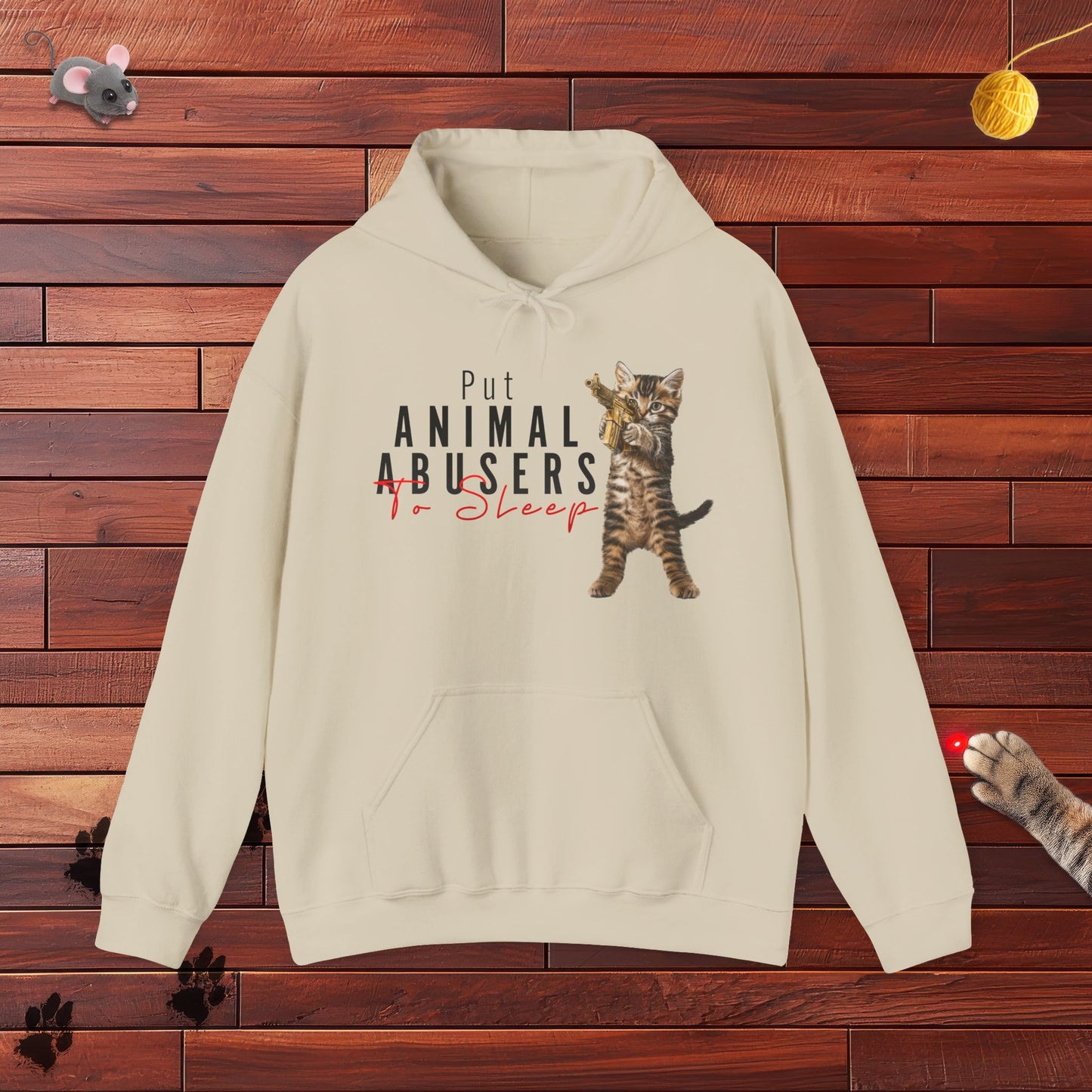 Put Animal Abusers To Sleep Hoodie