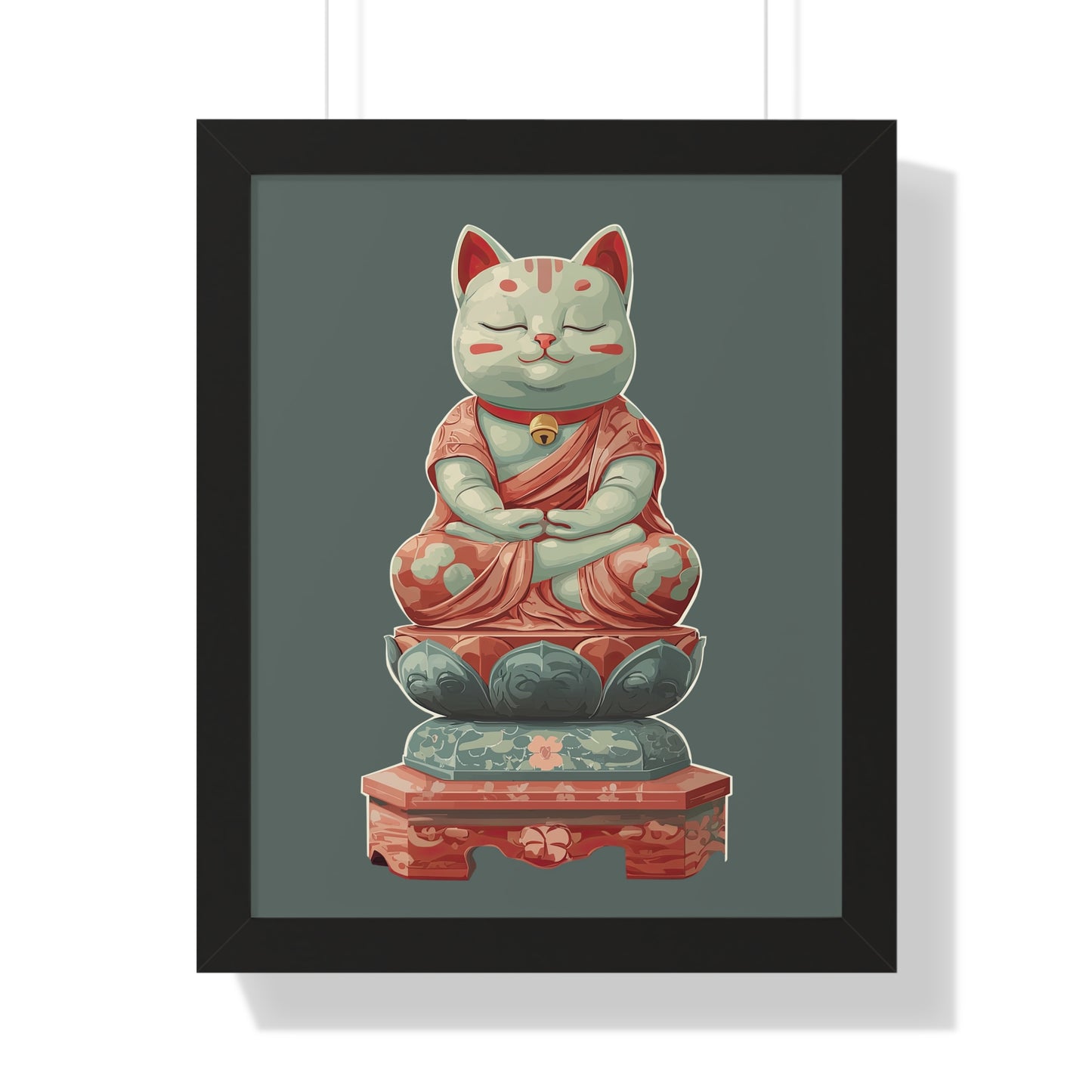 Buddy Kitty Framed Wall Art