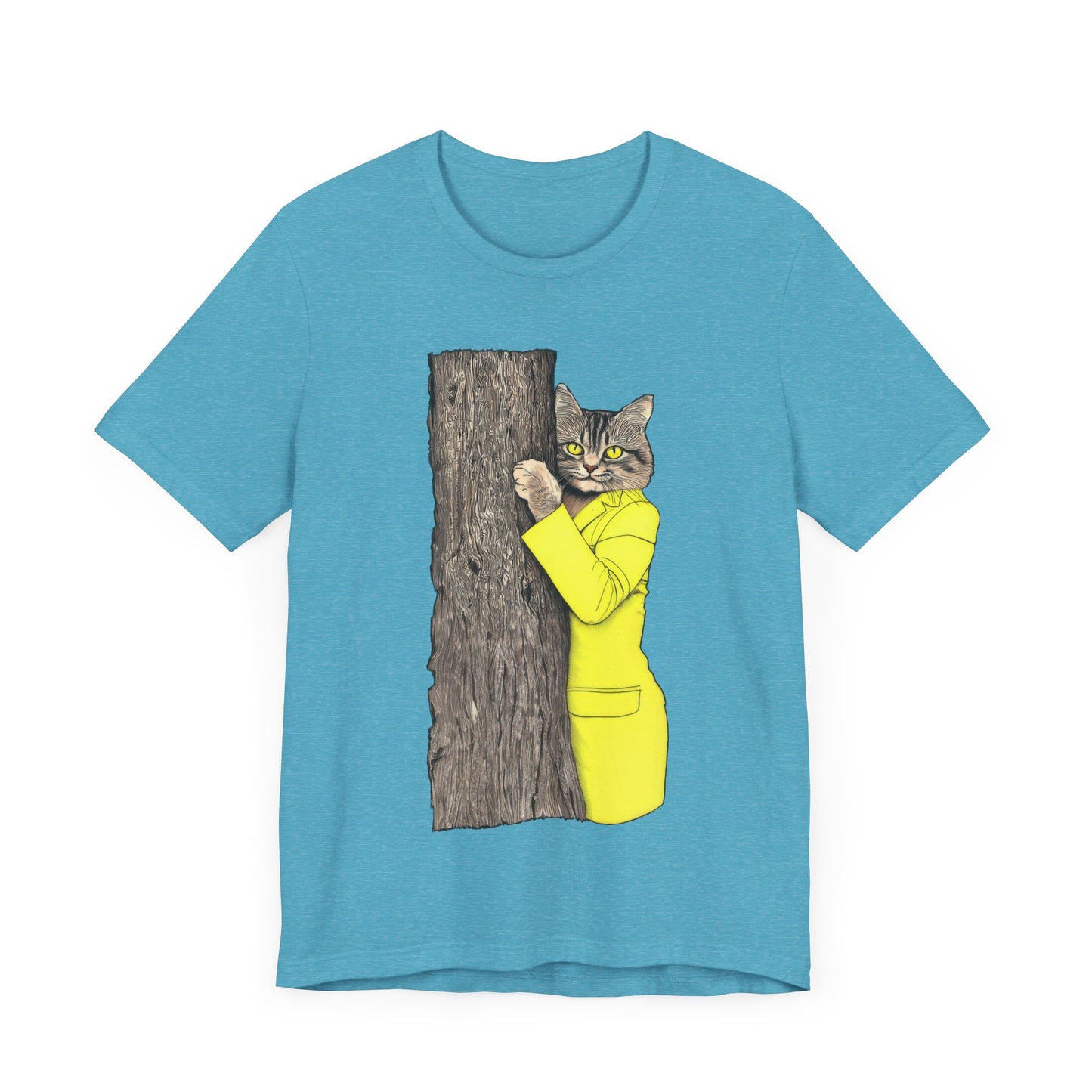 Yellow Jacket Cat Mens Tee