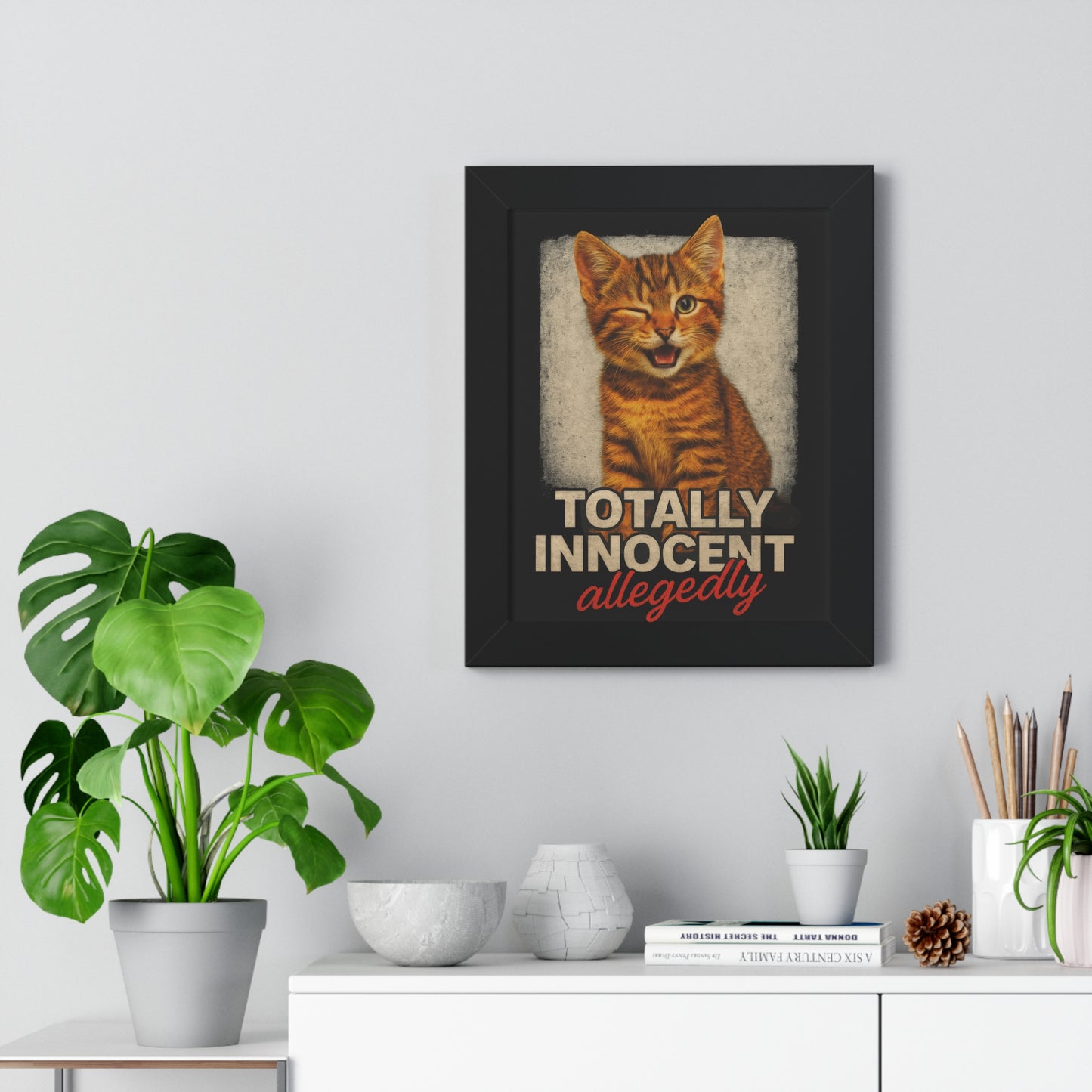 Totally Innocent Framed Wall Art