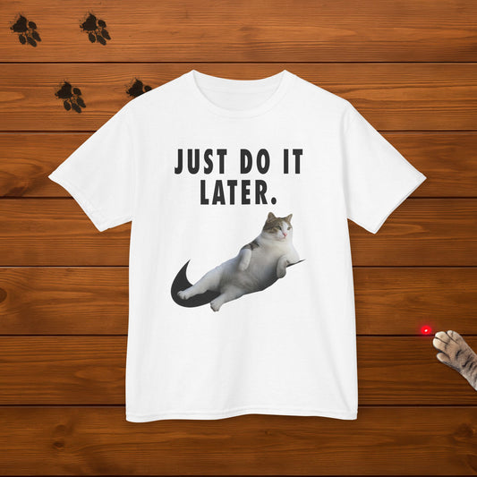 Just Do It Later Kids Tee
