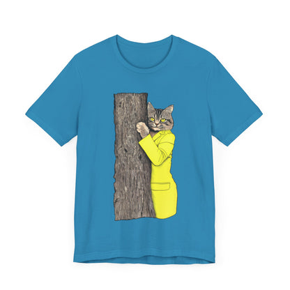 Yellow Jacket Cat Mens Tee