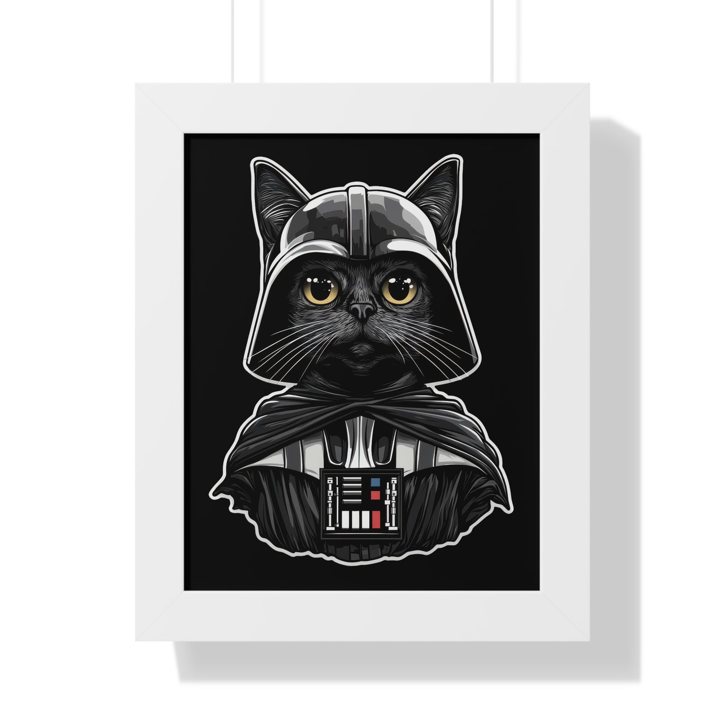 Darth Purrder Framed Wall Art