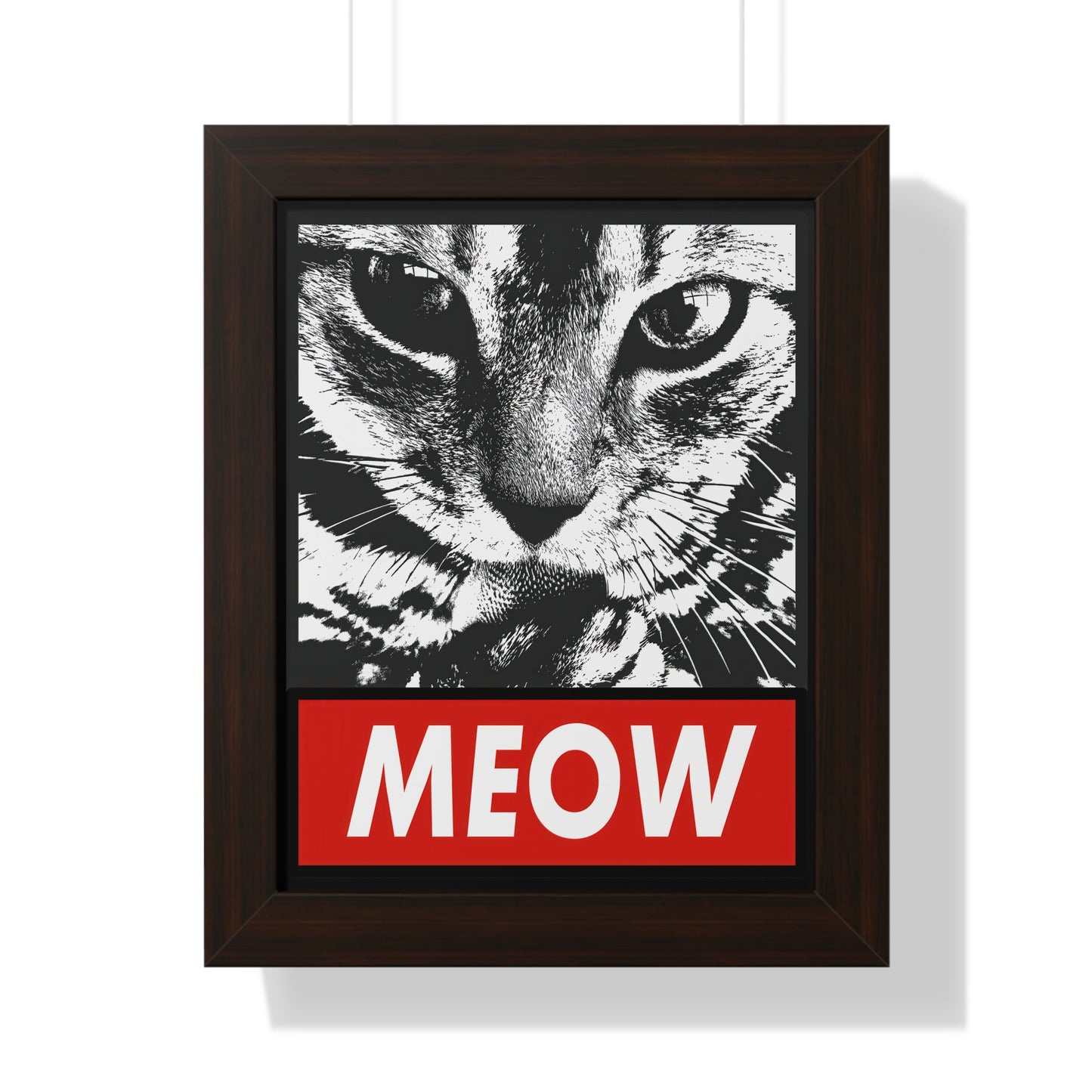Meow Framed Wall Art