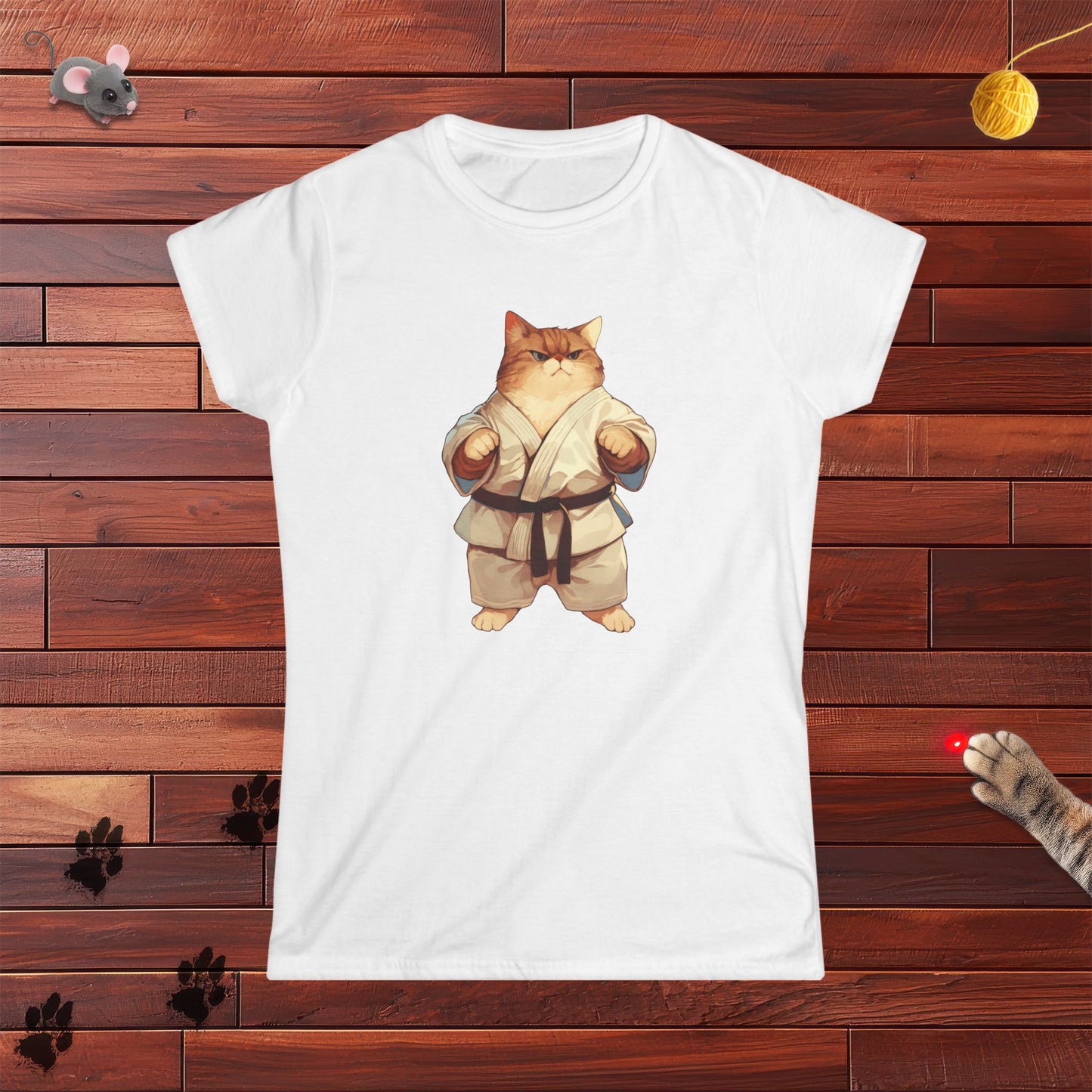 The Karate Kitty Ladies Tee