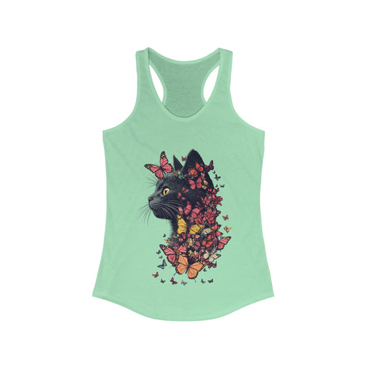 Butterfly Kitty Ladies Tank