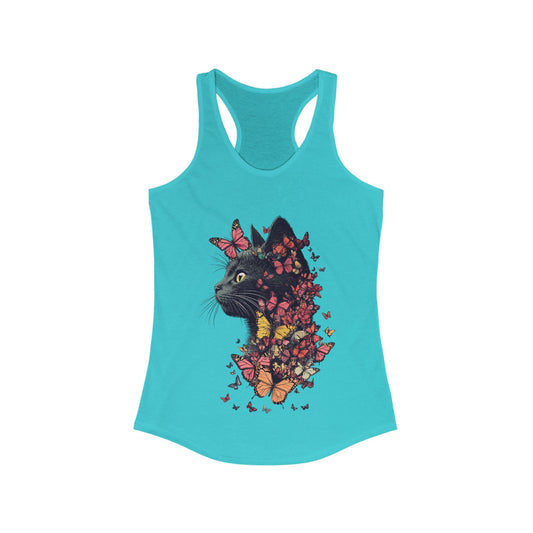 Butterfly Kitty Ladies Tank