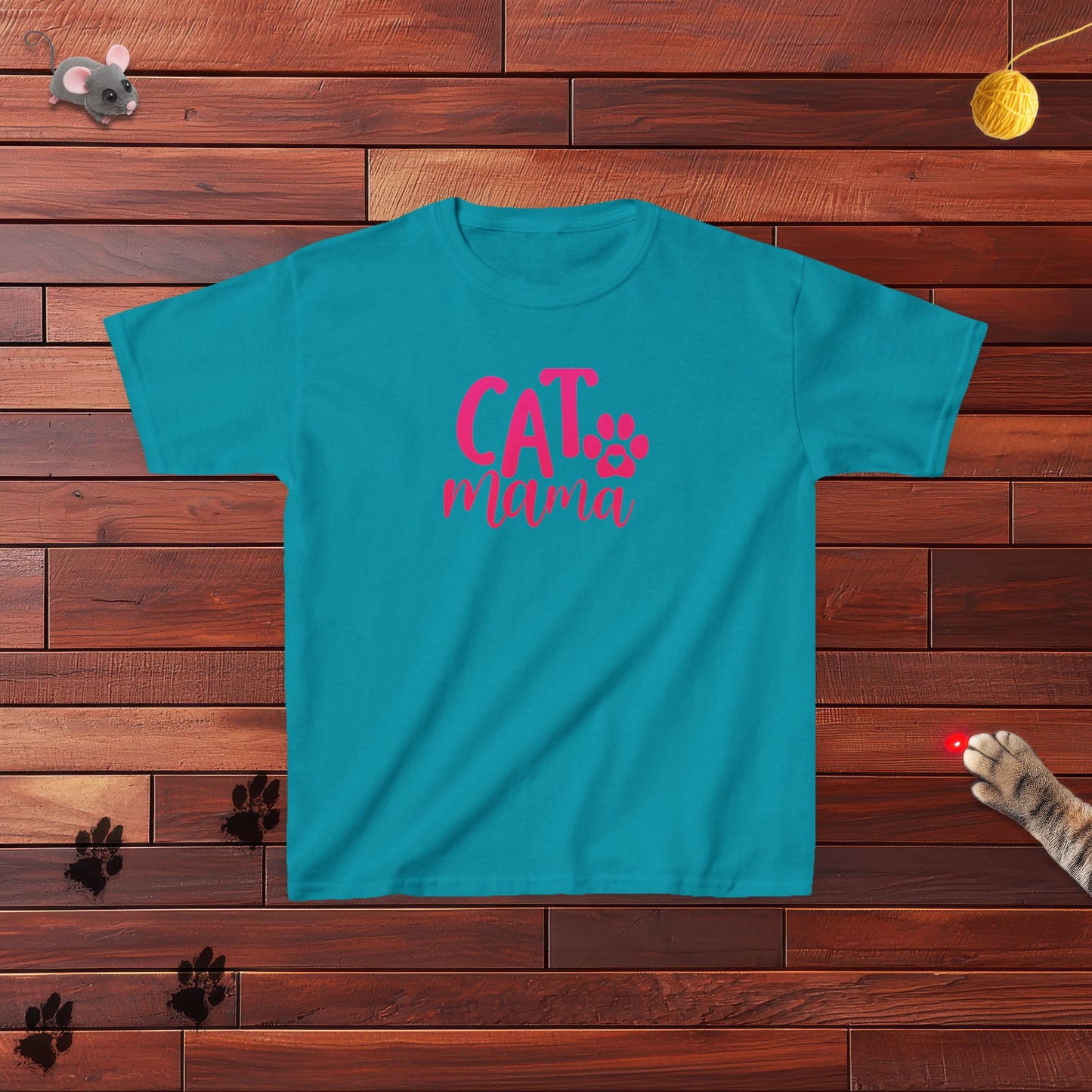 Cat Mama Kids Tee