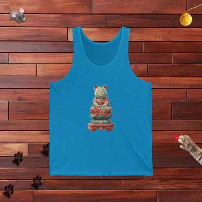 Buddha Kitty Mens Tank