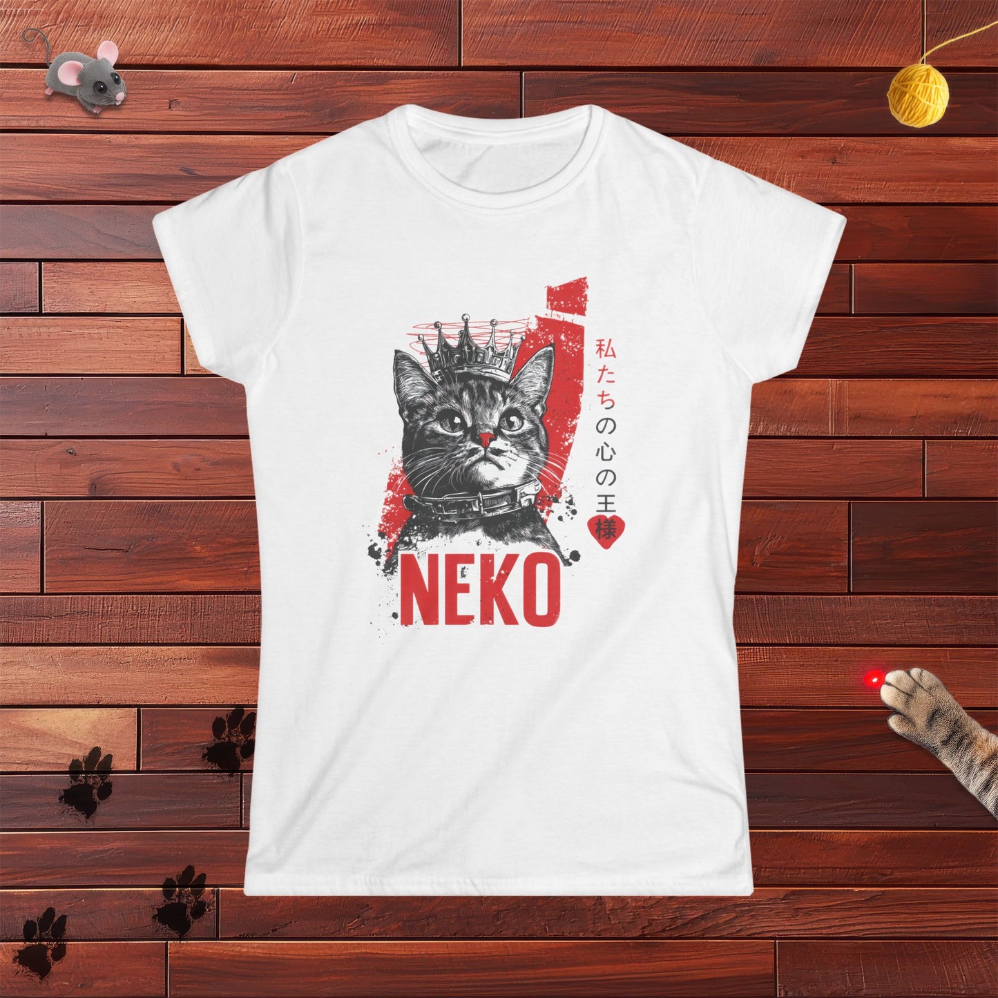 Neko King Of Our Hearts Ladies Tee