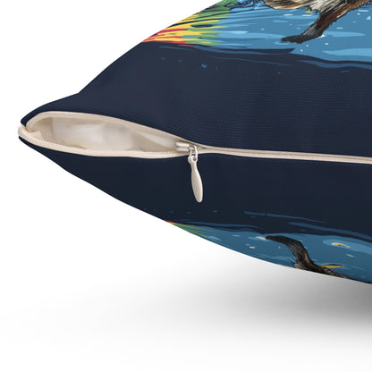 It's Raining Treasure Throw Pillow