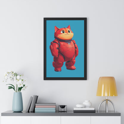 Big Kitty 6 Framed Wall Art