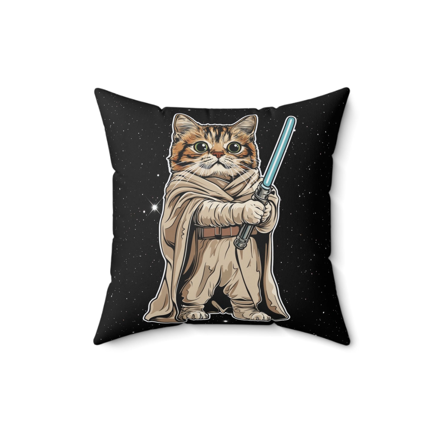 Luke Catwalker Throw Pillow