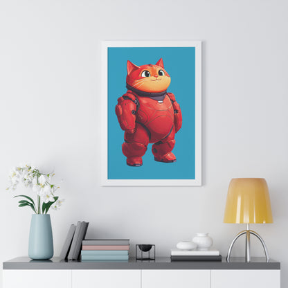 Big Kitty 6 Framed Wall Art