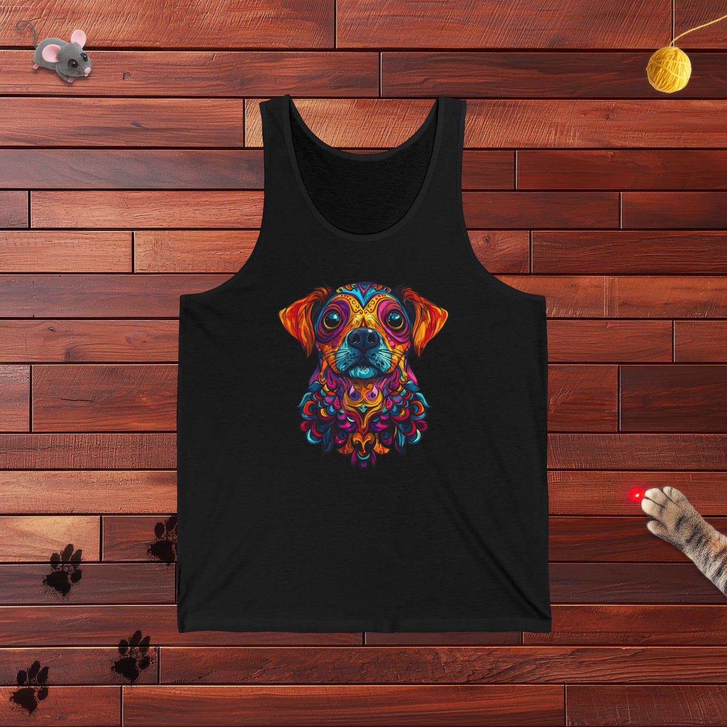 Dia De Muertos Perrito Tank