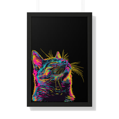 Electric Whiskers Framed Wall Art