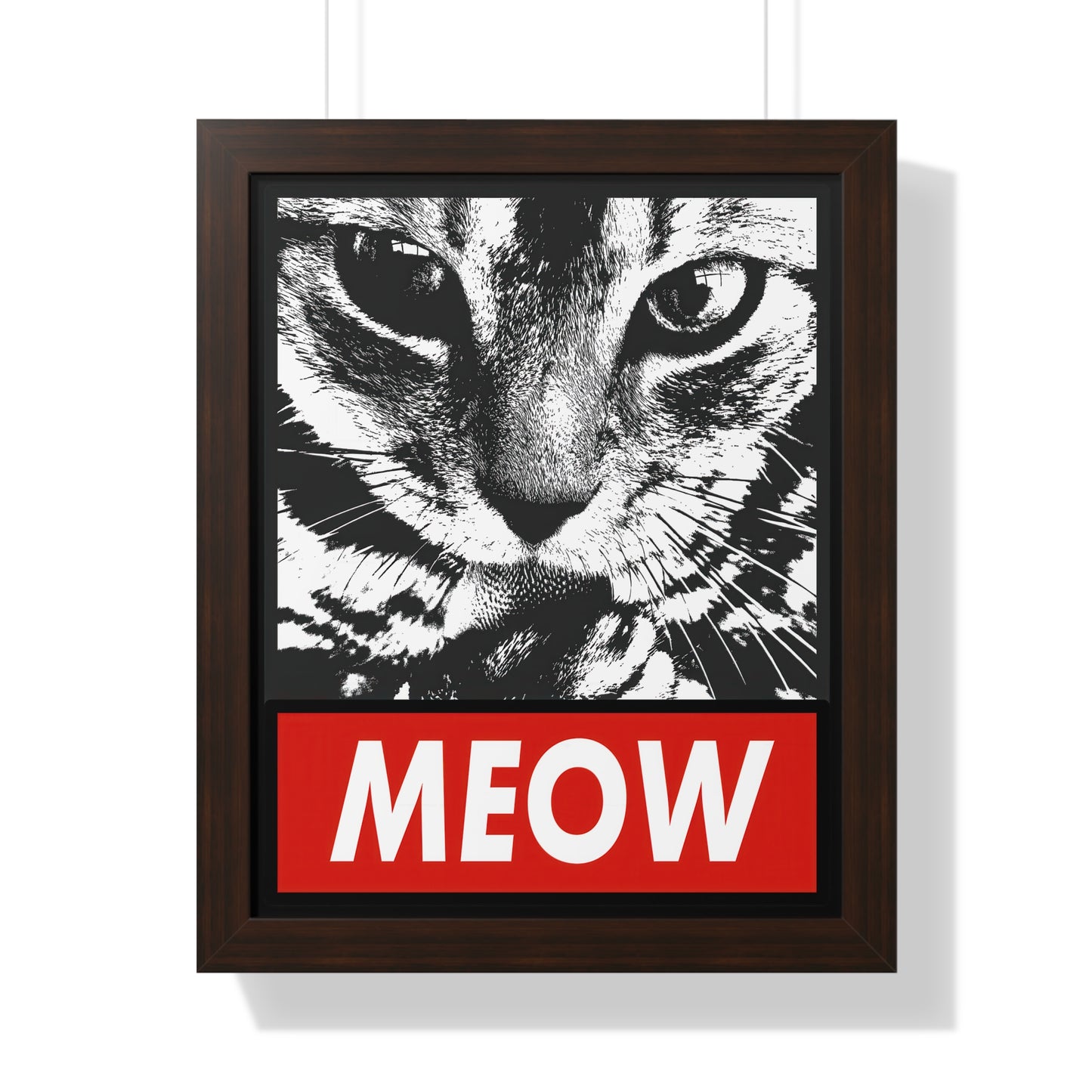 Meow Framed Wall Art