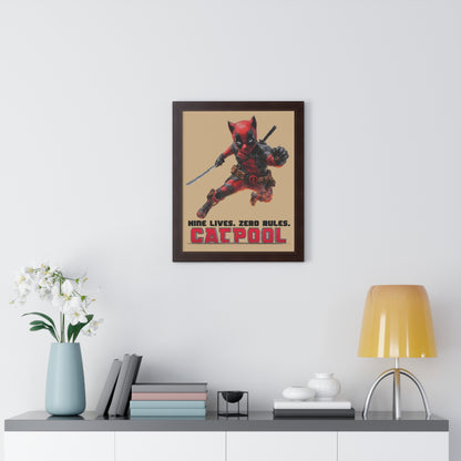 Catpool Framed Wall Art