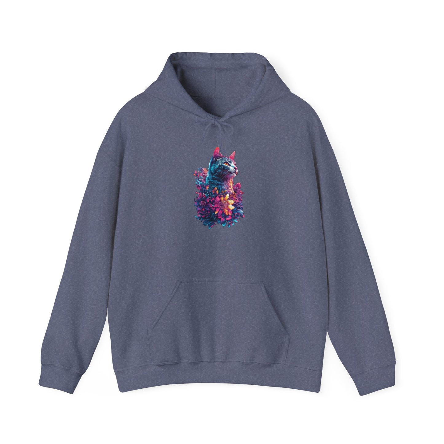 Floral Cat Hoodie