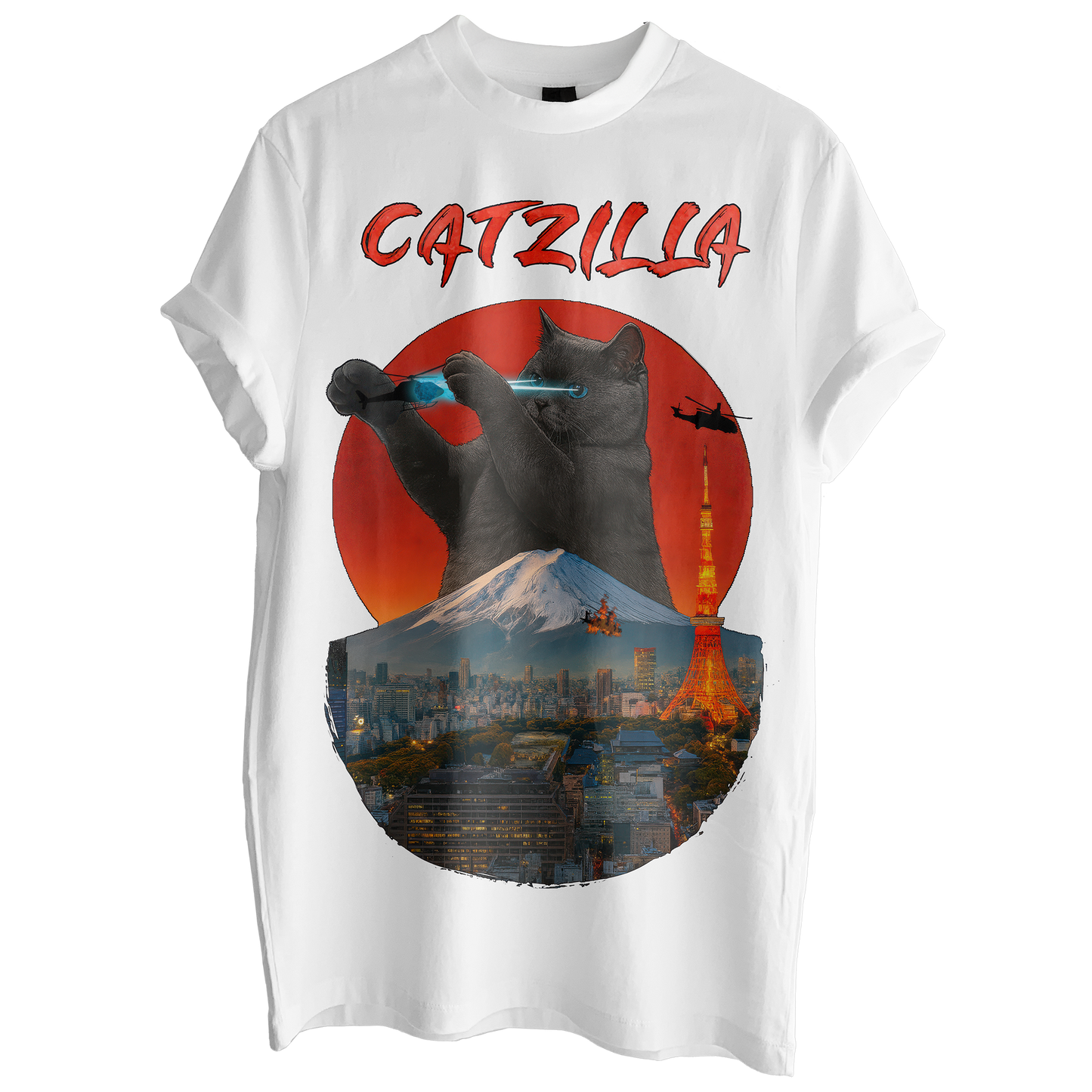 Catzilla Takes Tokyo Tee