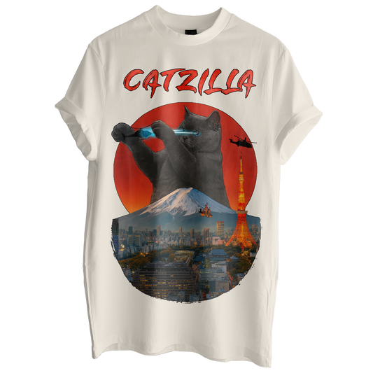 Catzilla Takes Tokyo Tee