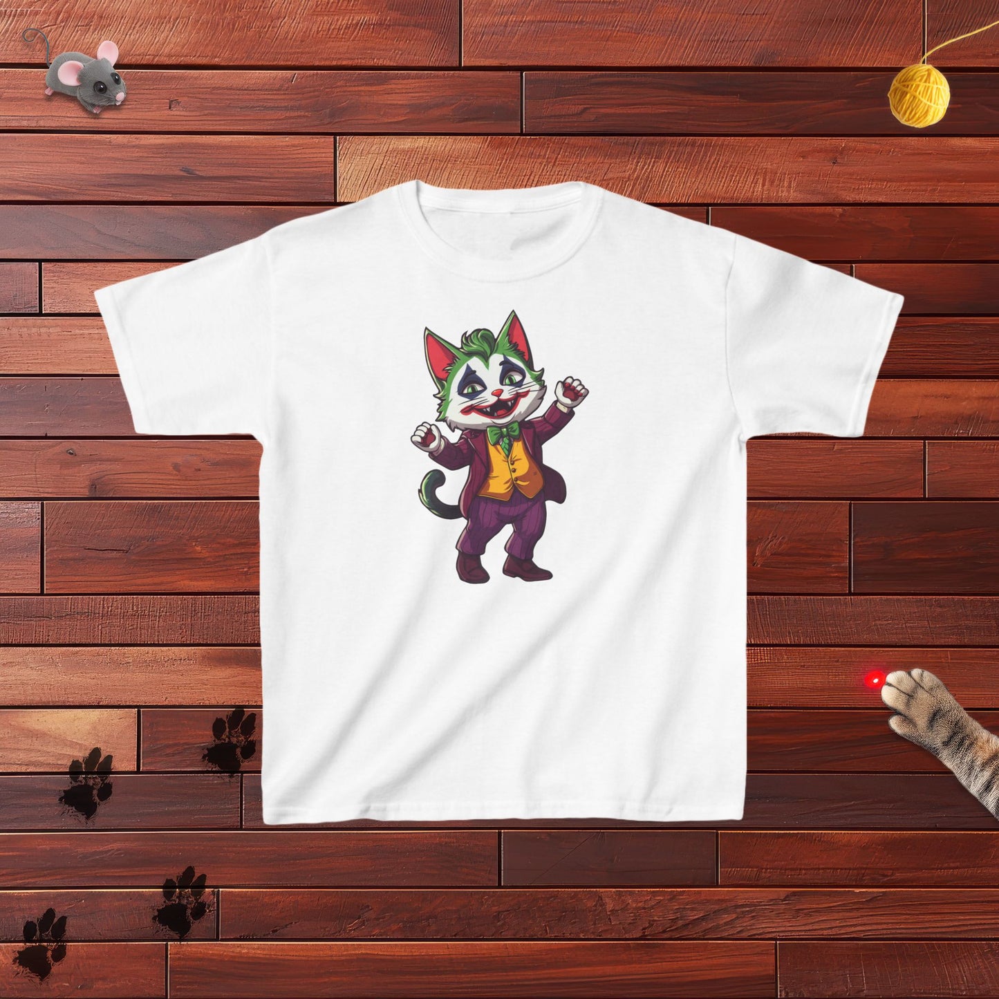 The Joker Cat Kids Tee