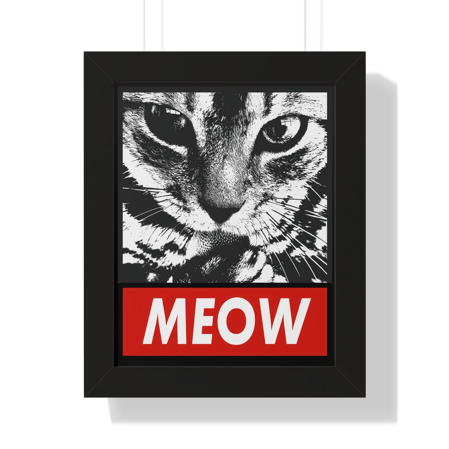 Meow Framed Wall Art