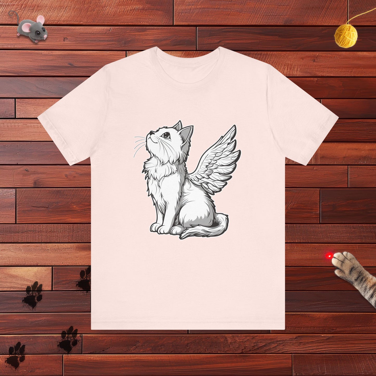 Angel Kitty Mens Tee