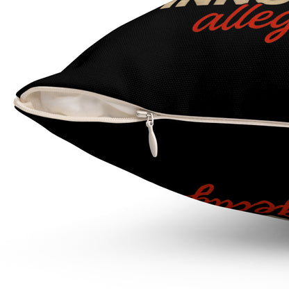 Totally Innocent Throw Pillow