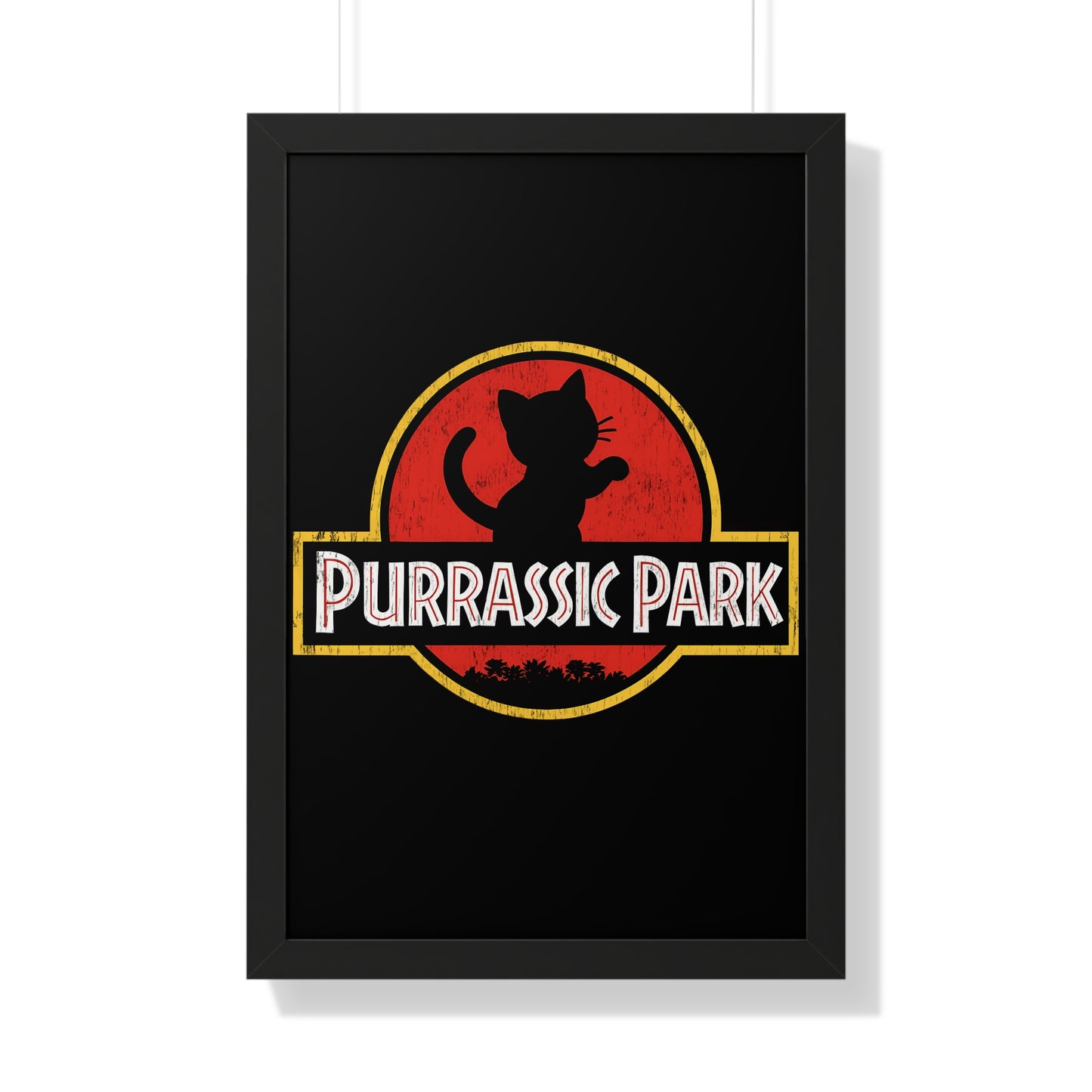 Purrassic Park Framed Wall Art