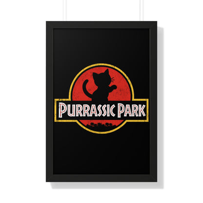 Purrassic Park Framed Wall Art