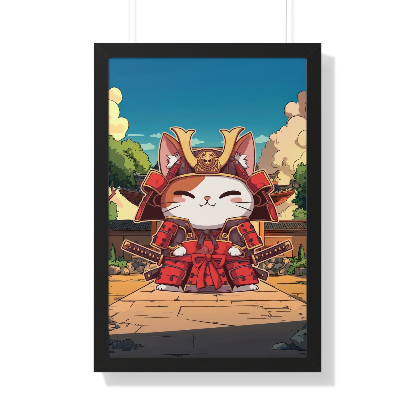 Little Samurai Framed Wall Art