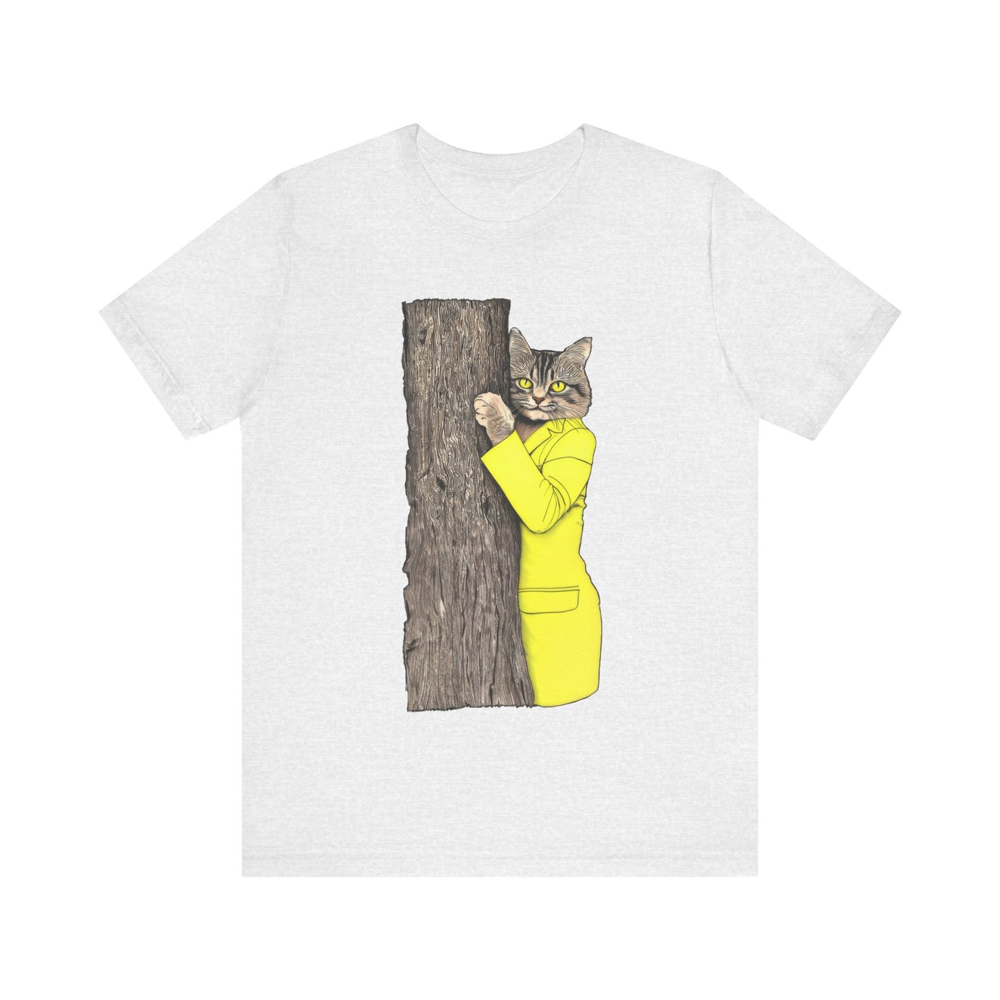 Yellow Jacket Cat Mens Tee