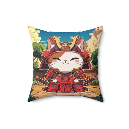 Little Samurai Throw Pillow