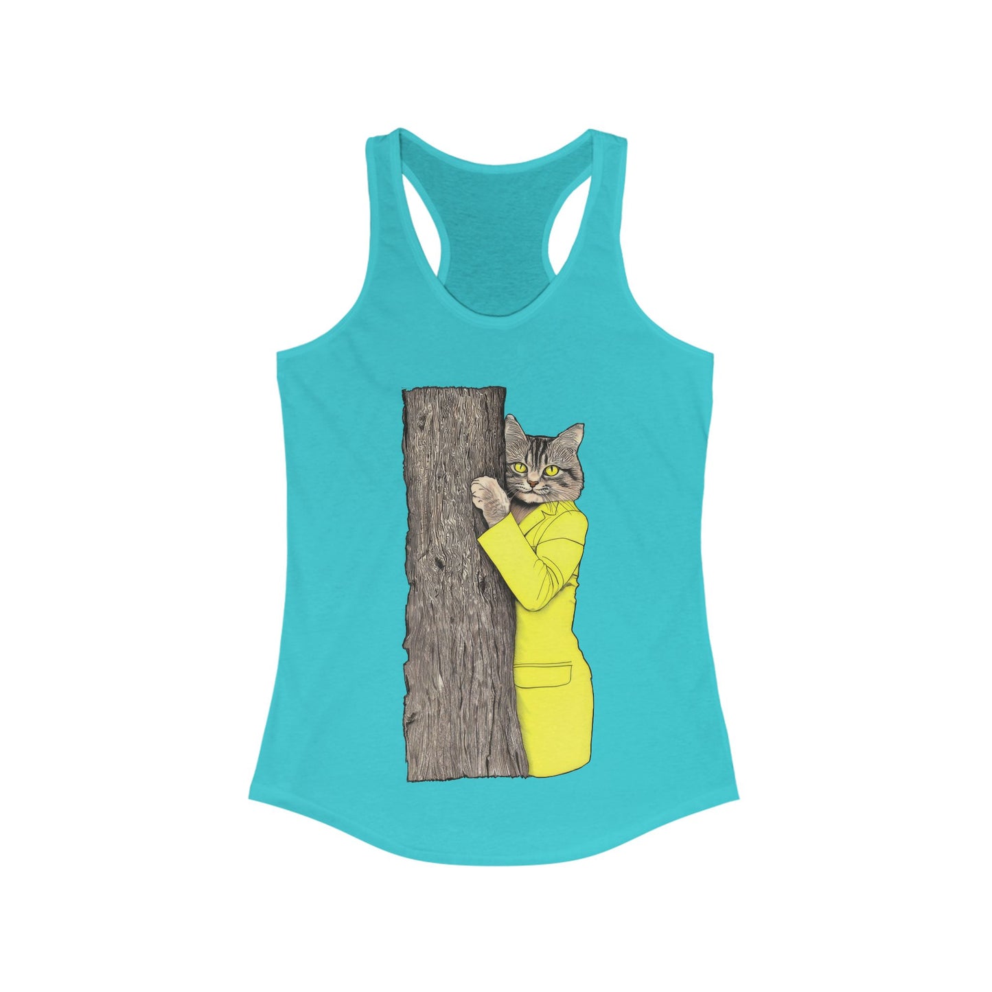 Yellow Jacket Cat Ladies Racerback Tank