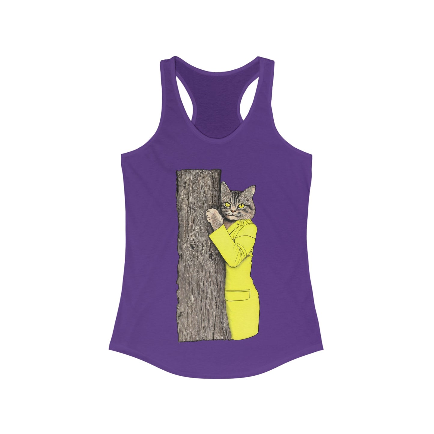 Yellow Jacket Cat Ladies Racerback Tank