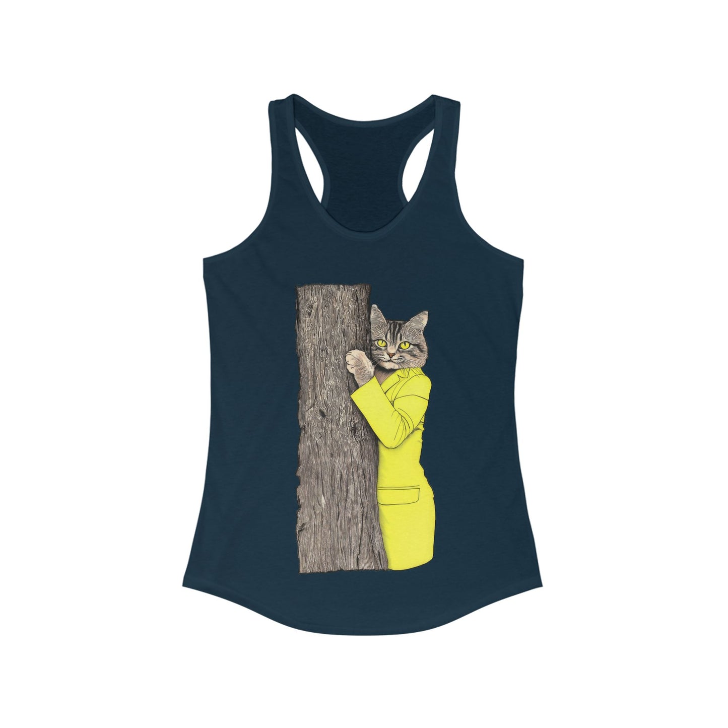 Yellow Jacket Cat Ladies Racerback Tank