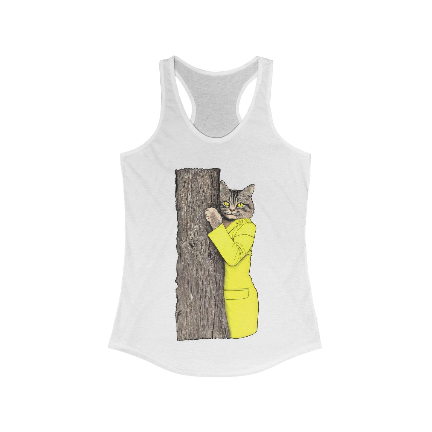 Yellow Jacket Cat Ladies Racerback Tank